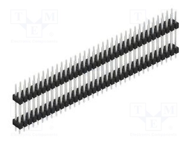 Connector: pin strips; pin header; male; PIN: 70; 2.54mm; THT; 2x35
