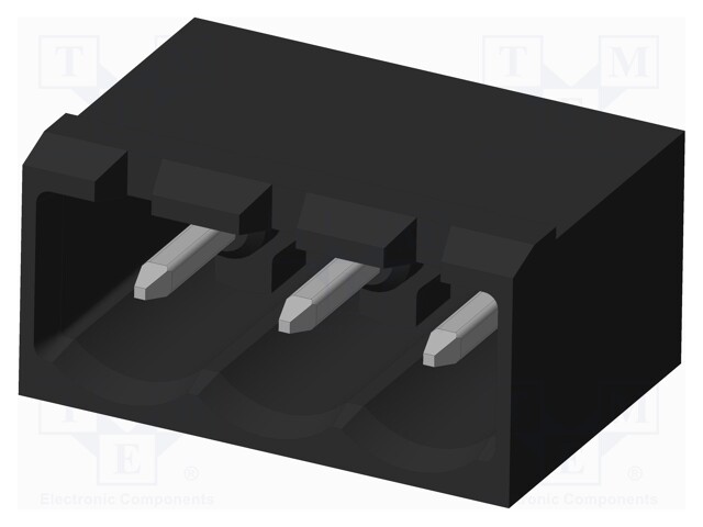 Connector: pluggable terminal block; socket; male; on PCBs