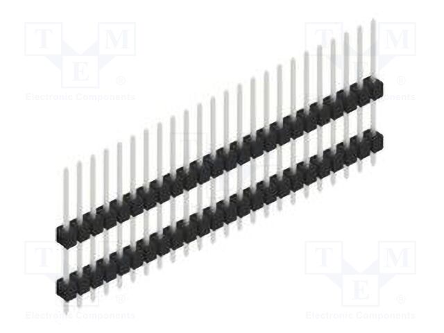 Connector: pin strips; pin header; male; PIN: 24; 2.54mm; THT; 1x24