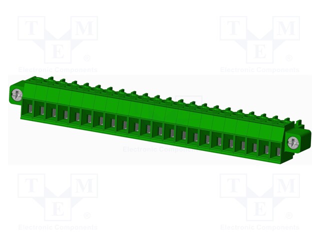 Connector: pluggable terminal block; plug; female; straight; 10A
