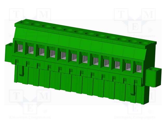 Connector: pluggable terminal block; plug; female; angled 90°