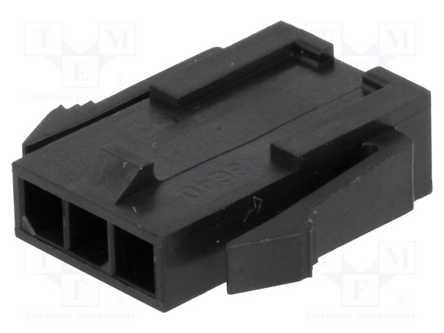 Plug; wire-wire; male; Micro-Fit 3.0; 3mm; PIN: 3; w/o contacts