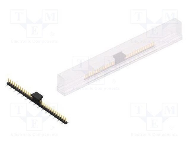 Connector: pin strips; pin header; male; PIN: 30; 2mm; SMT; 1x30