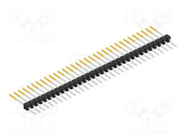 Connector: pin strips; pin header; male; PIN: 33; 2.54mm; SMT; 1x33