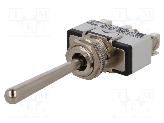Switch: toggle; Pos: 3; SP3T; (ON)-OFF-(ON); 15A/250VAC; 5A/25VDC