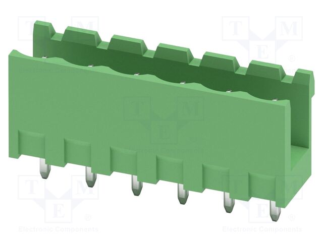 PCB headers, nominal cross section: 2.5 mm?, color: green, n
