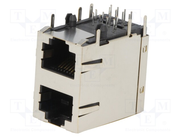 Socket; RJ45; PIN: 8; Cat: 5; shielded; Layout: 8p8c