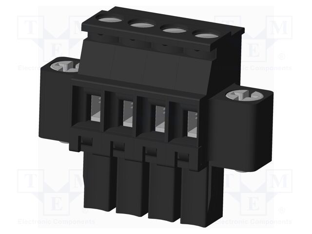 Connector: pluggable terminal block; plug; female; angled 90°