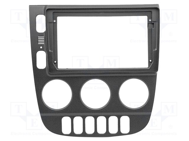 Radio frame; Mercedes; black; 9"