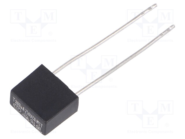 Fuse: fuse; 800mA; 250VAC; 8,35x4,3x7,7mm; MST