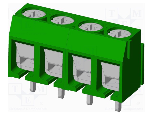 Connector: PCB terminal block; terminal; Plating: tinned; on PCBs