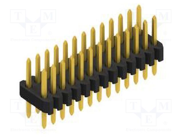 Connector: pin strips; pin header; male; PIN: 26; 1.27mm; THT; 2x13