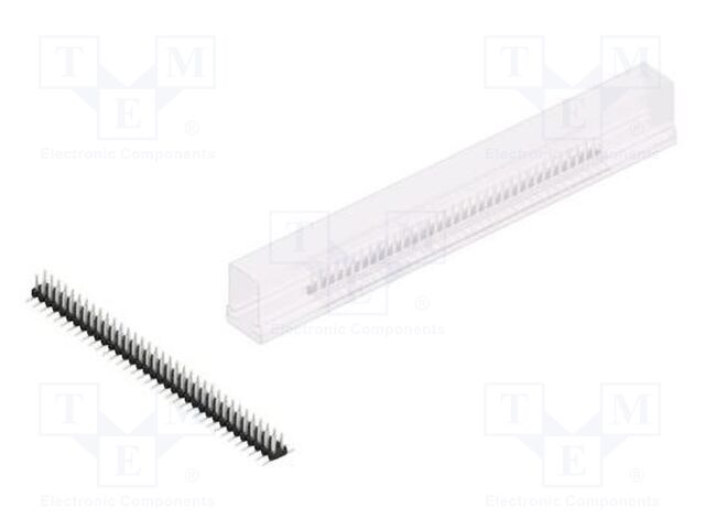 Connector: pin strips; pin header; male; PIN: 70; 2mm; SMT; 2x35