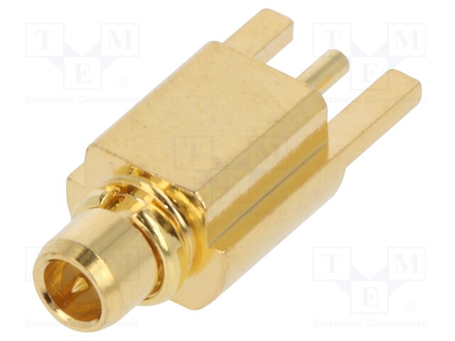 Socket; MMCX; female; 50Ω; teflon; gold-plated
