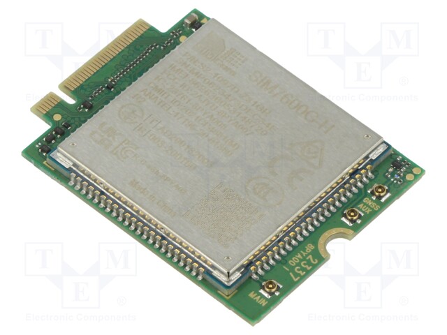 Module: LTE; Down: 150Mbps; Up: 50Mbps; LTE CAT4; 42x31.4x3.8mm