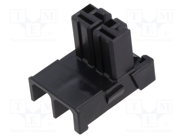 Connector: wire-wire/PCB; DF60; angled; female; for cable; plug
