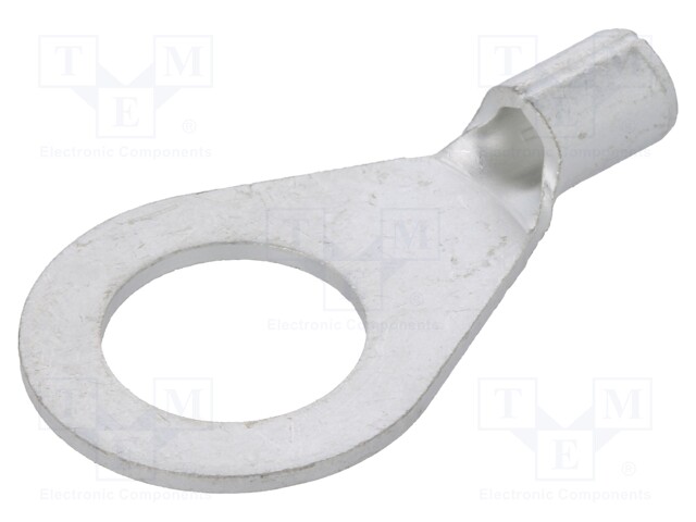 Ring terminal; M8; 1÷2.5mm2; crimped; for cable; non-insulated