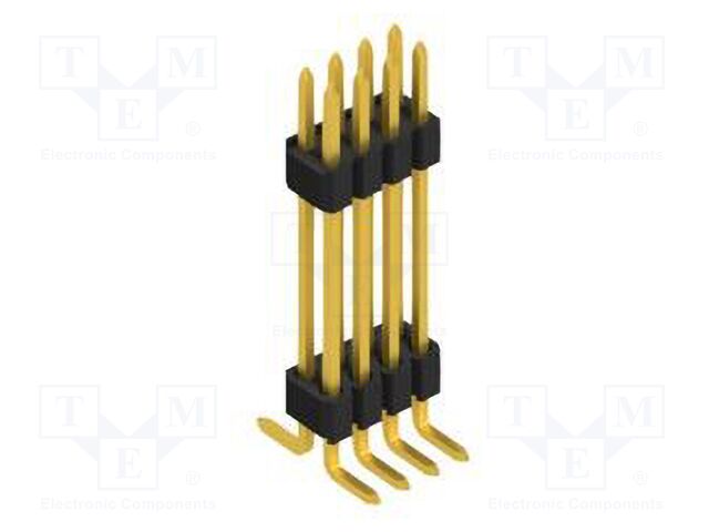 Connector: pin strips; pin header; male; PIN: 8; 1.27mm; SMT; 2x4