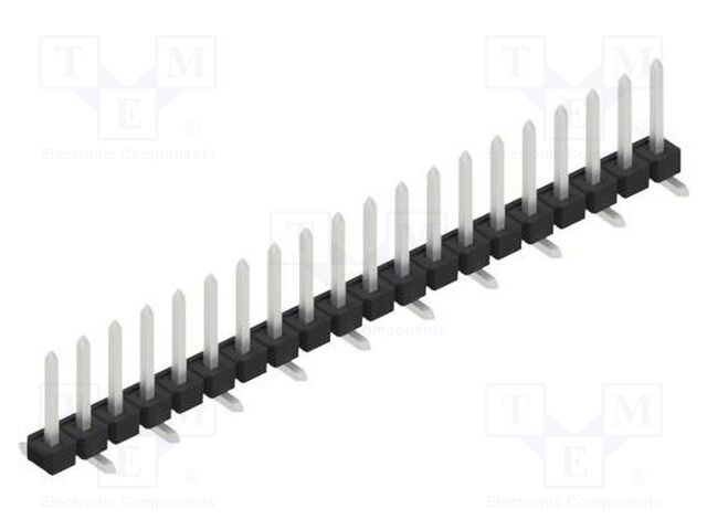 Connector: pin strips; pin header; male; PIN: 20; 2.54mm; SMT; 1x20