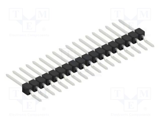 Connector: pin strips; pin header; male; PIN: 18; 2.54mm; SMT; 1x18