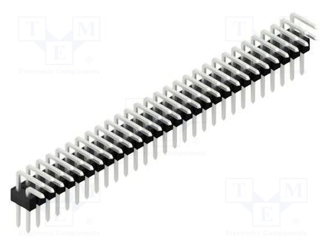 Connector: pin strips; pin header; male; PIN: 58; 2.54mm; THT; 2x29