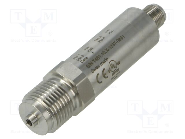 Sensor: pressure; 0÷10bar; 8÷30VDC; relative pressure; 0.25%; IP67