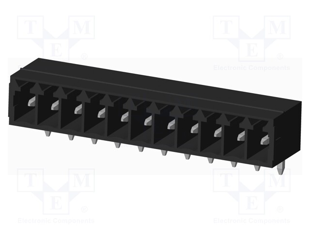 Connector: pluggable terminal block; socket; male; on PCBs