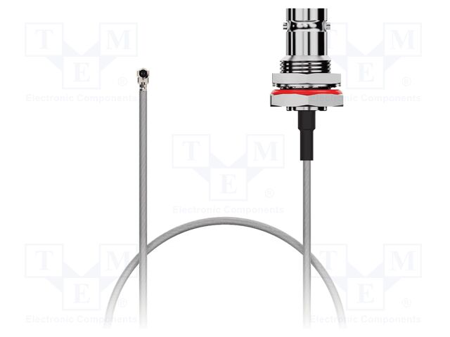 Cable; BNC female,IPEX MHF; brown; -40÷85°C; 0÷3GHz; 150mm; 50Ω