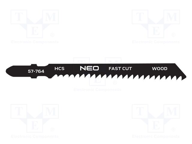 Hacksaw blade-set; wood,jigsaw; 8teeth/inch; 100mm; 2pcs.