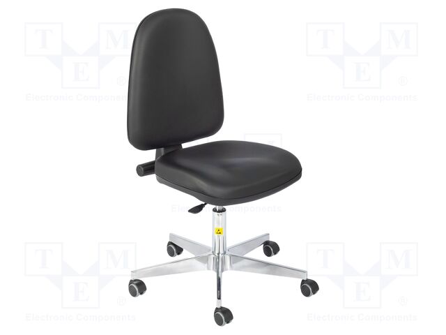 Chair; ESD; Seat dim: 460x430mm; Back dim: 440x510mm; 460÷590mm