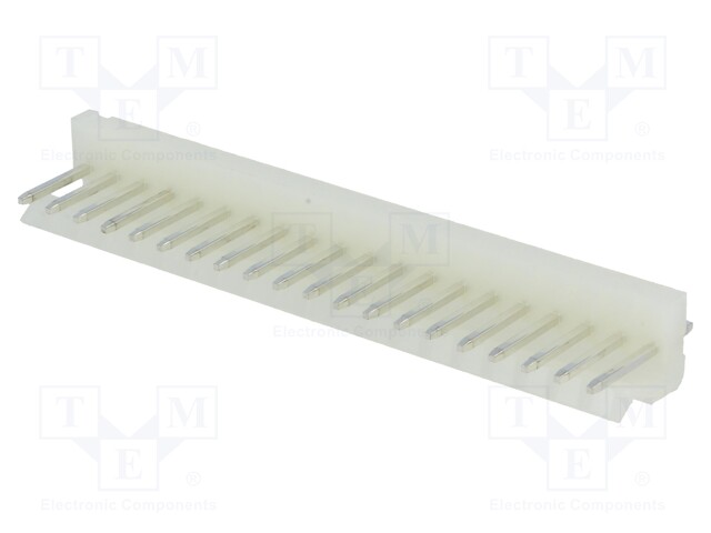 Socket; wire-board; male; 3.96mm; PIN: 20; THT; 250V; 7A; tinned; 10mΩ