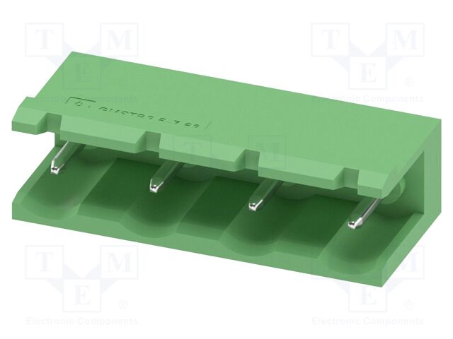 PCB headers, nominal cross section: 2.5 mm?, color: green, n