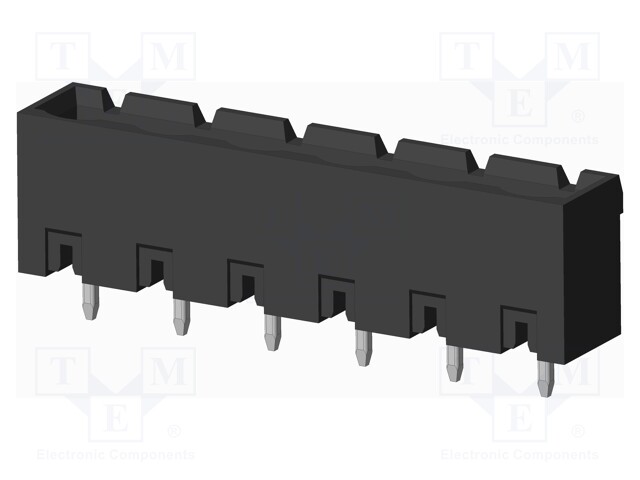 Connector: pluggable terminal block; socket; male; on PCBs