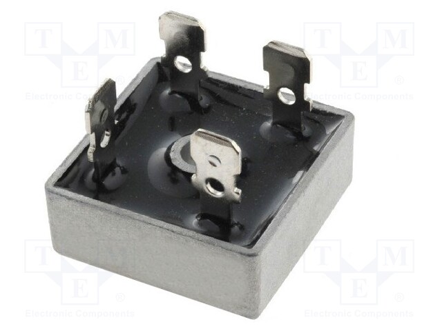 Single-phase bridge rectifier; Urmax: 50V; If: 15A; Ifsm: 300A