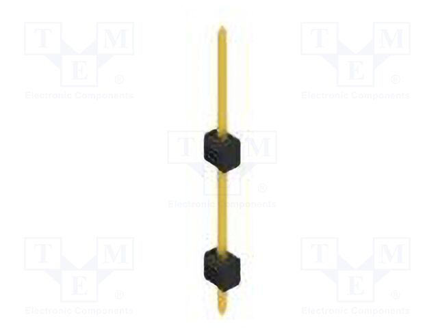 Connector: pin strips; pin header; male; PIN: 1; 2.54mm; THT; 1x1