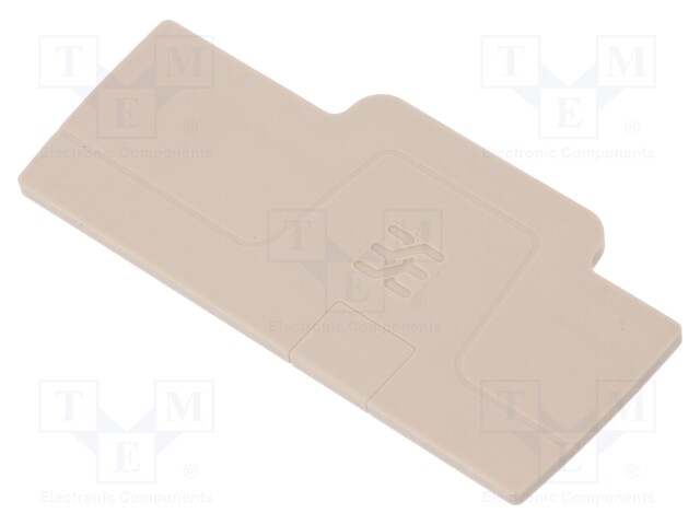 End plate; Application: A series; colourless
