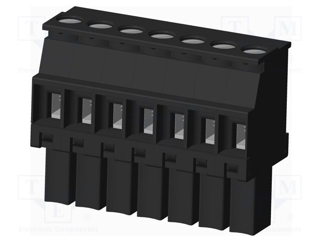 Connector: pluggable terminal block; plug; female; angled 90°