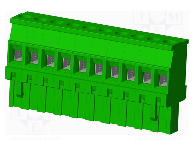 Connector: pluggable terminal block; plug; female; angled 90°