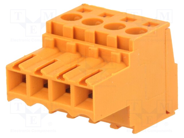 Pluggable terminal block; 3.5mm; ways: 4; straight; plug; female
