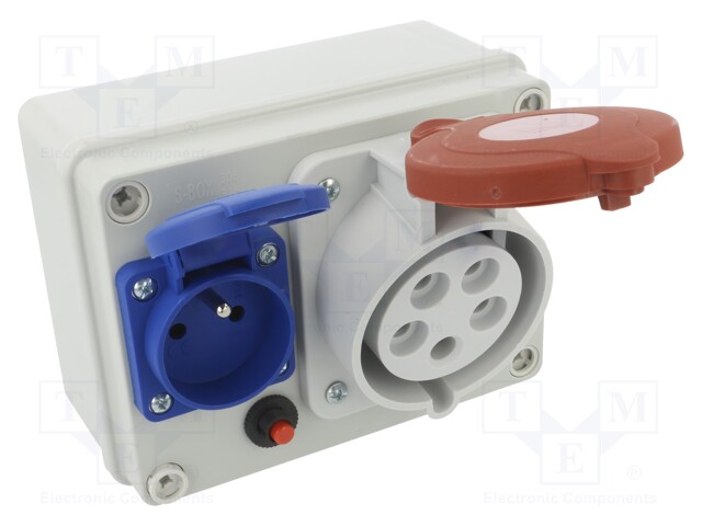 Electric switchboard; IP44; wall mount; Enclos.mat: ABS