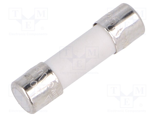 Fuse: fuse; 2.5A; 500VAC; ceramic,cylindrical; 5x20mm