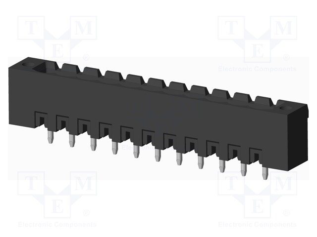 Connector: pluggable terminal block; socket; male; on PCBs