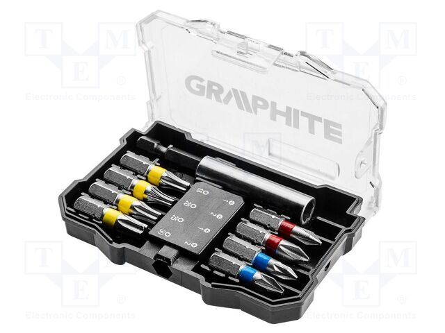 Kit: screwdriver bits; 10pcs.