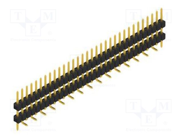 Connector: pin strips; pin header; male; PIN: 32; 2.54mm; SMT; 1x32