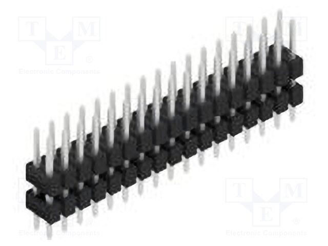 Connector: pin strips; pin header; male; PIN: 34; 2.54mm; THT; 2x17