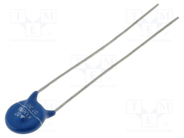 Varistor: metal-oxide; THT; 130VAC; 170VDC; 205V; 1200A; 9.5J