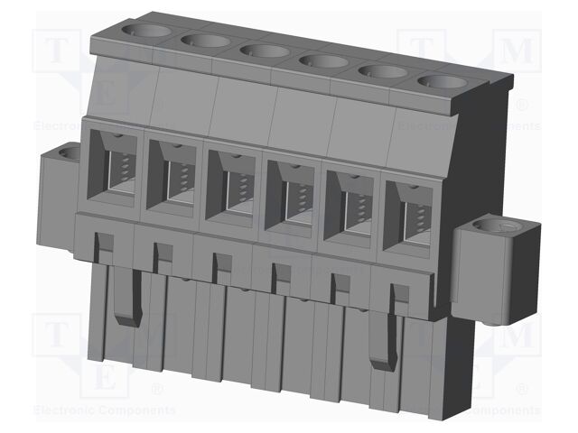 Connector: pluggable terminal block; plug; female; angled 90°
