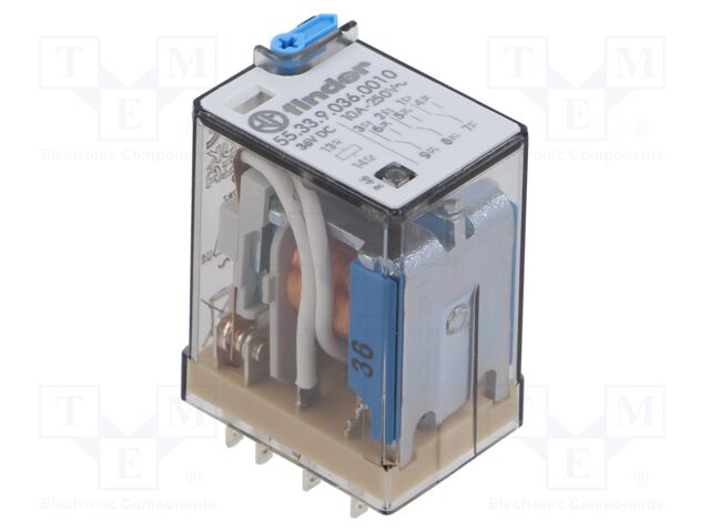 Relay: electromagnetic; industrial