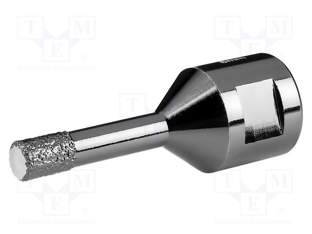 Diamond hole saw; 8mm; glaze,ceramic tile; Thread: M14