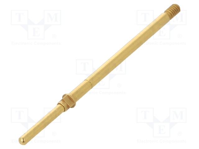 Test probe; Operational spring compression: 4mm; 5A; Ø: 1.3mm